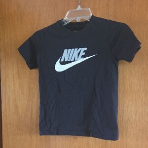 Nike Black Tee with White Swoosh
